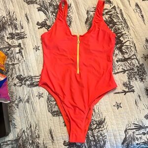 Orange one piece